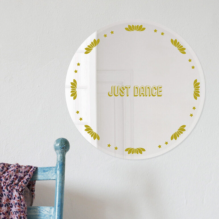 Specchio tondo decorativo," Just Dance" design Italiano | specchi decorativi | BiCA Good Morning Design